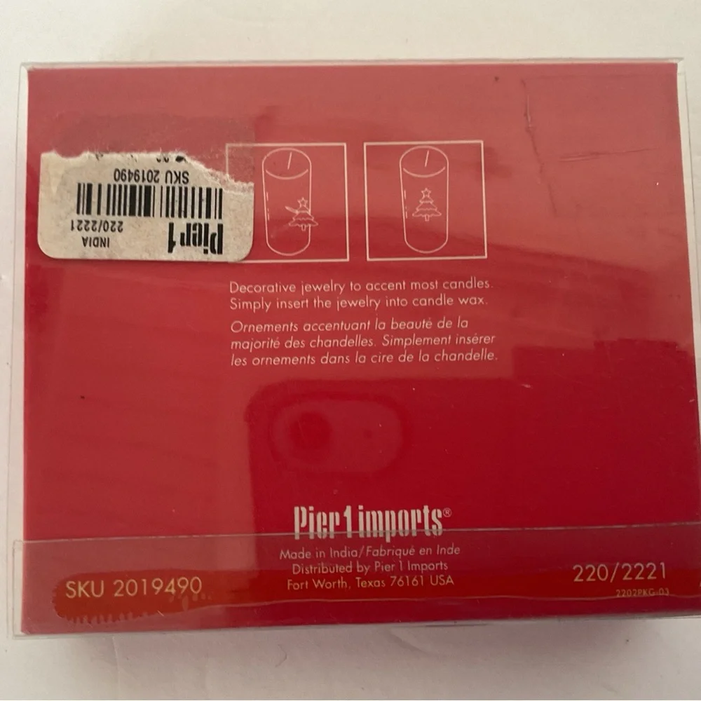 Pier 1 Silver Candle Charms